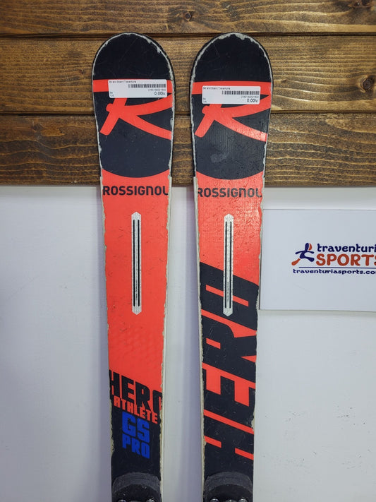 Rossignol Hero Athlete GS Pro A14 135 cm Ski + Look 10 Bindings Winter Snow Fun