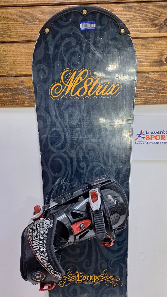 Matrix Escape 158 cm Snowboard + Head Size M Bindings Adventure Sport