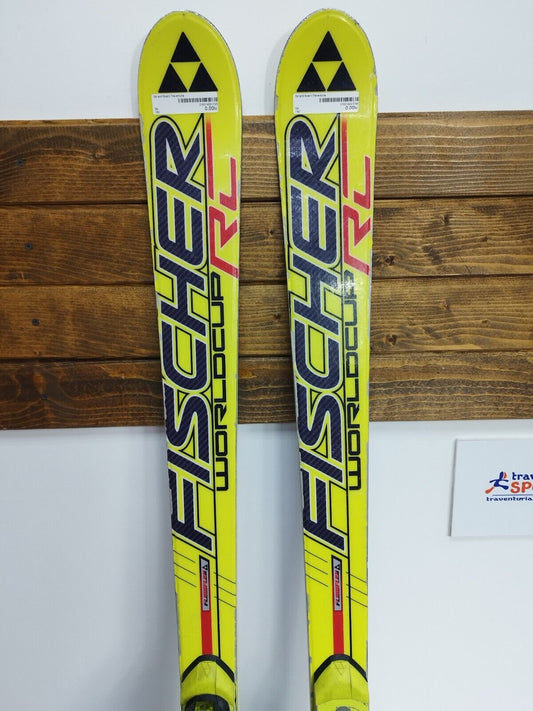 Fischer World Cup RC 185 cm Ski + Fischer 13 Bindungen Wintersport
