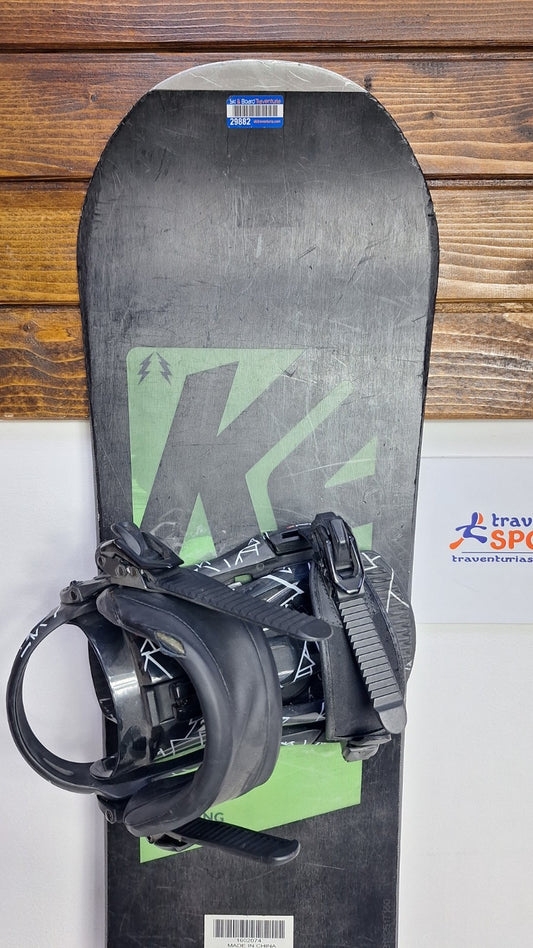 K2 Rental 130 cm Snowboard + HEAD Rental Size M Bindings Adventure Winter
