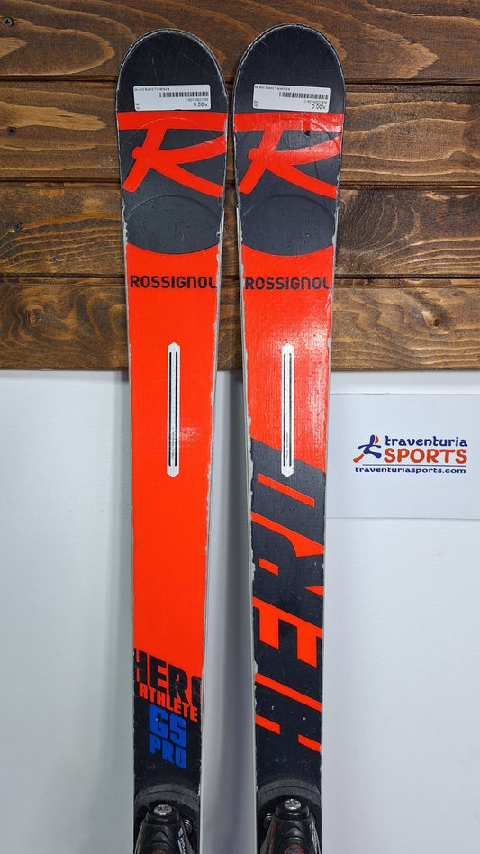 Sci Rossignol Hero FIS GS Pro 165 cm + attacchi Look 10 Divertimento invernale sulla neve