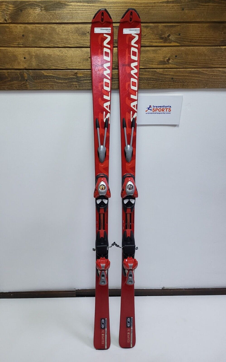Salomon Equipe 8 3V 168 cm Ski + Salomon 10 Bindings Winter Sport Adventure