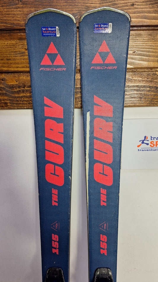 Fischer XTR The Curv 155 cm Ski + Fischer RS 10 Bindings Winter Sport Snow
