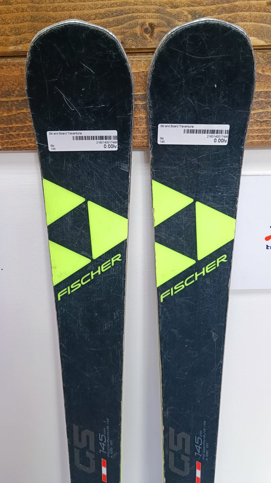 Fischer RC4 GS FIS 145 cm Ski + neue Tyrolia 7.5 Bindungen Wintersport