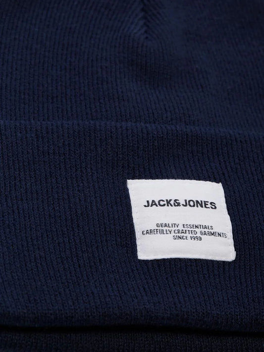 JACLONG KNIT BEANIE NOOS - Navy Blazer