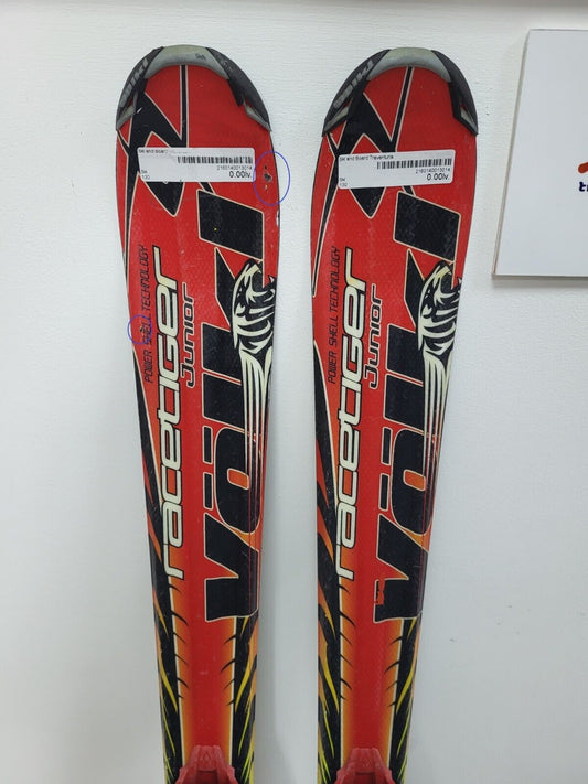 Völkl Racetiger GS JR 130 cm Ski + Marker 7 Bindungen Wintersport Schneespaß