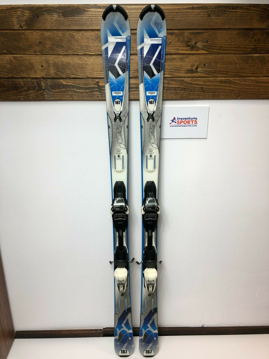 k2 amp wired skis K2 RX AMP 167 cm Ski + Marker 10 Bindings Winter Sport Snow Outdoor Fun