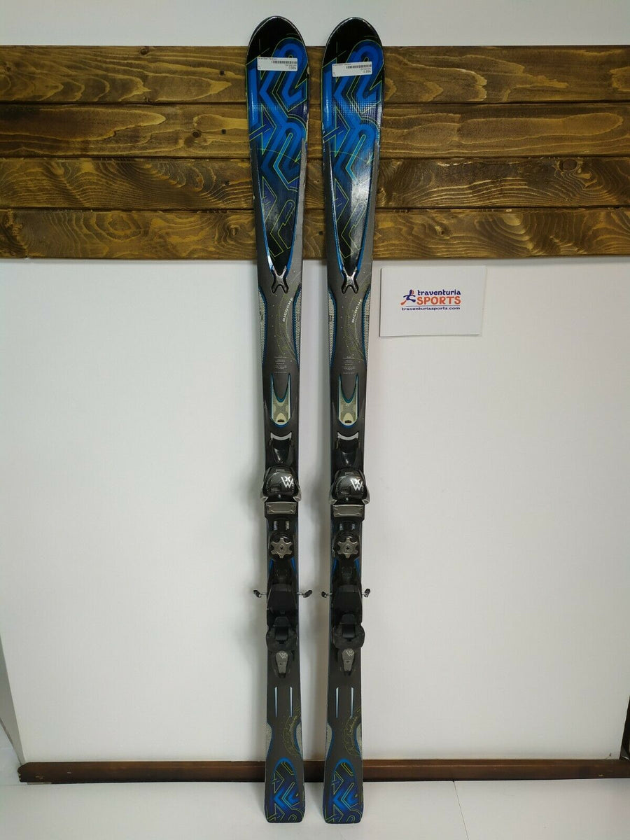 k2 amp wired skis K2 Ricoche 174 cm Ski + Marker 12 Bindings Winter Sport Snow Outdoor Fun
