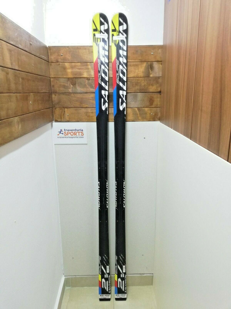 salomon equipe ski poles Salomon Equipe 2V Race 192 cm Ski CBS Winter Downhill Adventure No Bindings