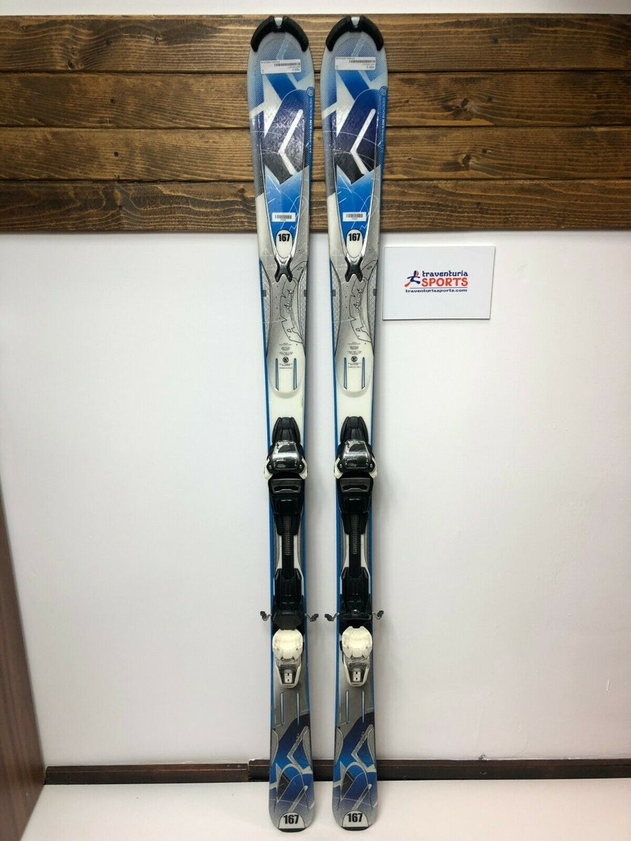 k2 amp rx downhill ski K2 RX AMP 167 cm Ski + Marker 10 Bindings Winter Sport Snow Outdoor Fun