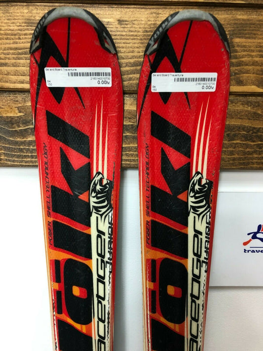 Völkl Racetiger GS R JR 150 cm Ski + Marker 7 Bindungen Wintersport Schneespaß