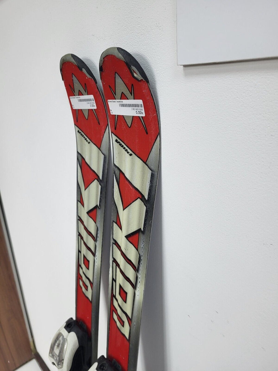Ski Völkl Racetiger GS R JR 130 Cm – Avec Fixations Marker 4.5 – Ex-Rental, Parfait état