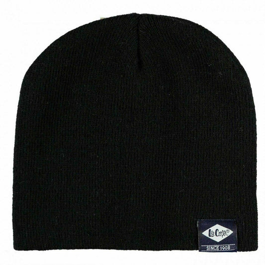 Lee Cooper Basic Knitted Junior Snow Ski Snowboard Warm Winter Hat Practical