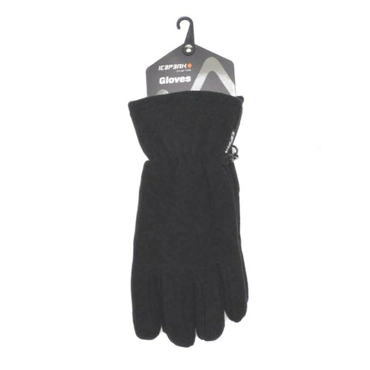 Icepeak Sylvester Black Warm Fleece Ski Snowboard Winter Sports Gloves