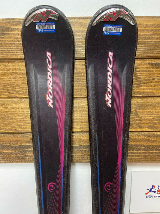 Nordica Fate 170 cm Ski + Nordica 12 Bindings Winter Snow Sport Outdoor Fun