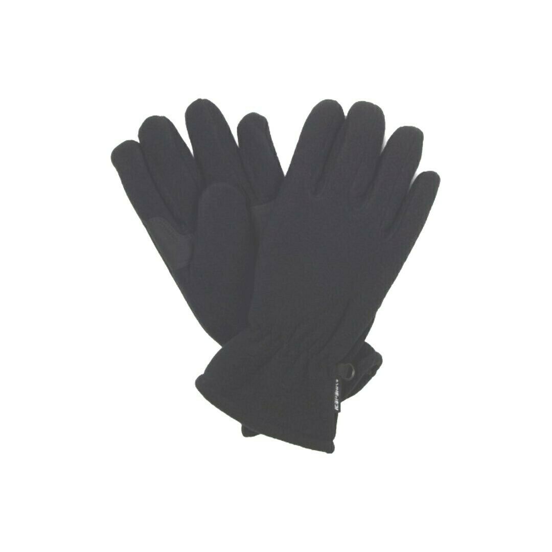 Icepeak Sylvester Black Warm Fleece Ski Snowboard Winter Sports Gloves