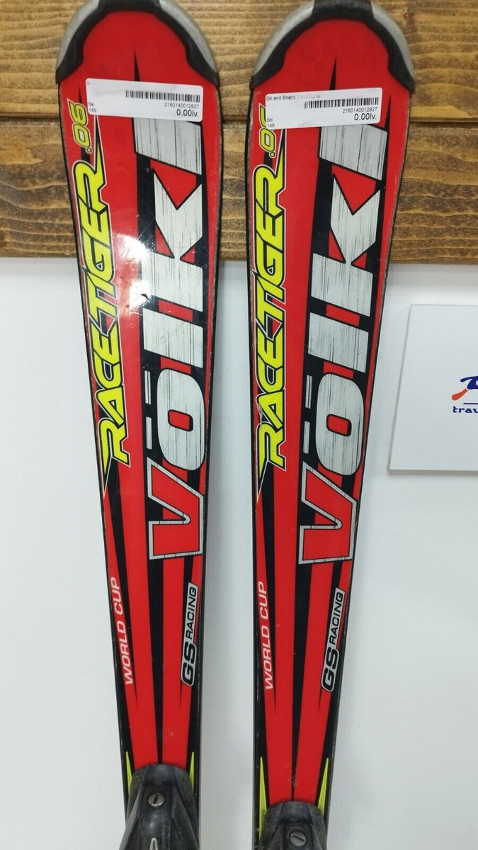 Völkl Racetiger Racing GS 149 cm Ski + Tyrolia SP 100 Bindings