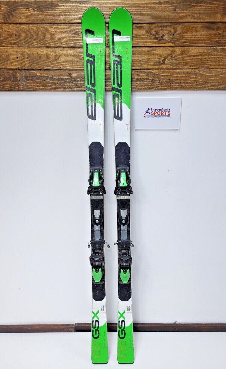 Elan GSX Race 166 cm Ski + Elan ER 11 Bindings Winter Fun Snow