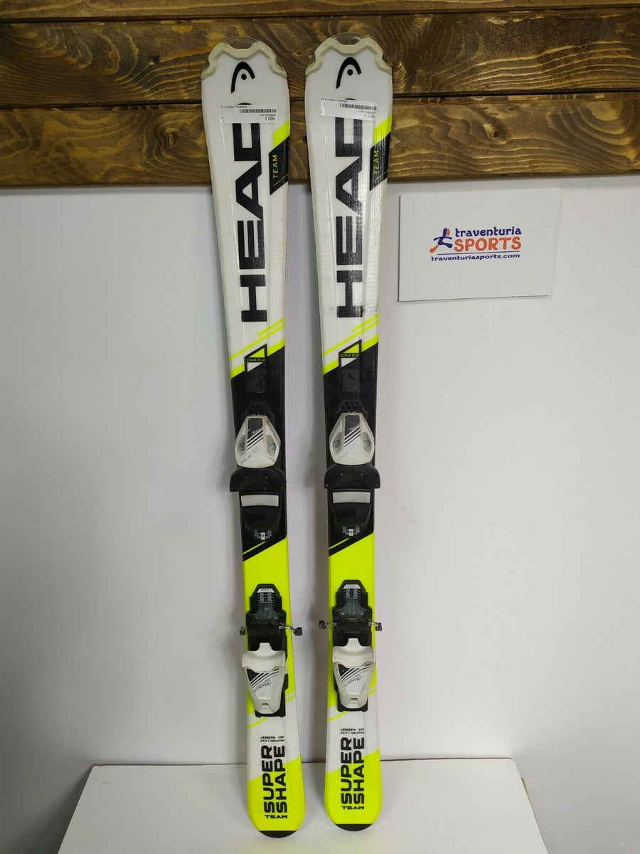定番超歓迎HEAD SUPERSHAPE TEAM 117cm ジュニア スキーセット スキー