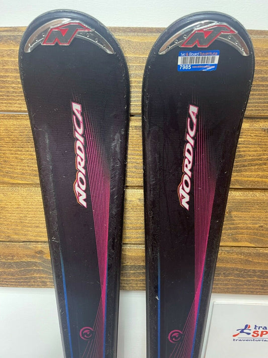 Nordica Fate 170 cm Ski + Nordica 12 Bindings Winter Snow Sport Outdoor Fun