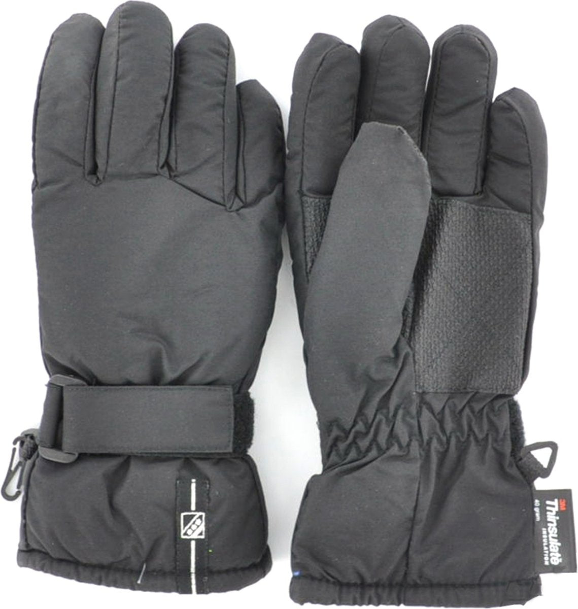 Rucanor Liam V Waterproof Breathable Warm All Winter Sports Ski Gloves Black / M