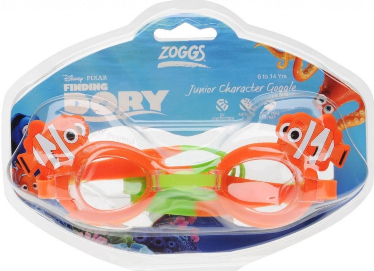 Disney Zoggs Kid Character Goggles UV Protection Split Yoke Strap