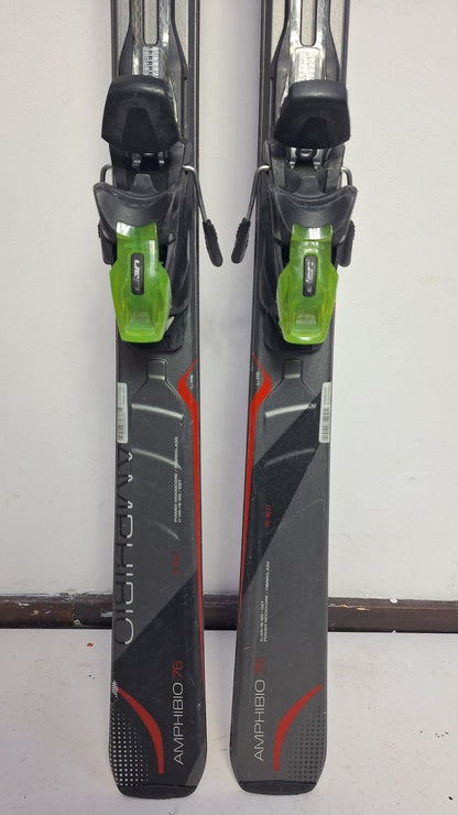 Elan Amphibio 76 176cm Ski + Elan EL 10  Bindings Winter Adventure Outdoor