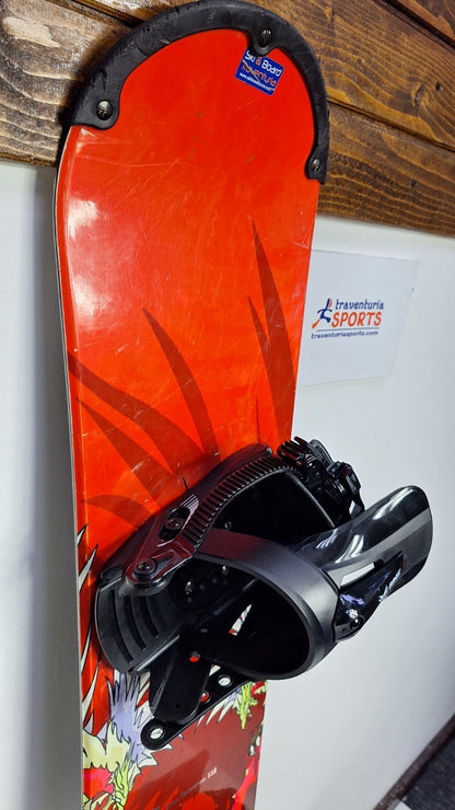 Snowboard Elan Universe 115 cm + fixations Rage S neuves Sport Hiver Amusement sur neige