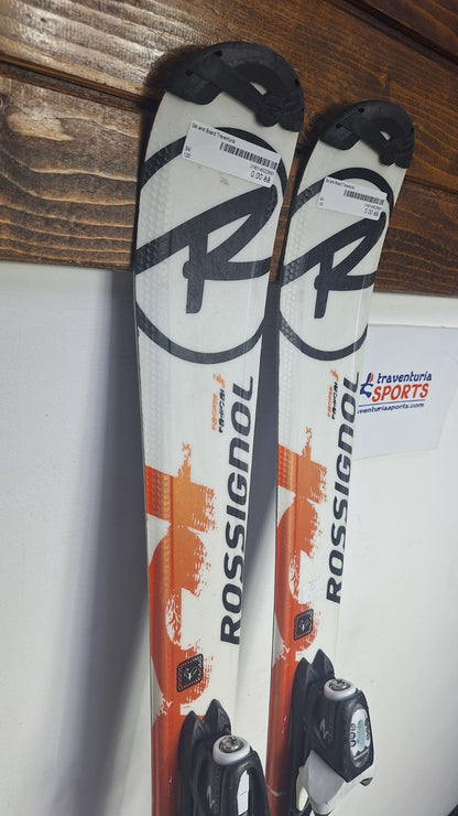 Rossignol Radical 120 cm Ski + Rossignol 4.5 Bindungen Wintersport Schnee