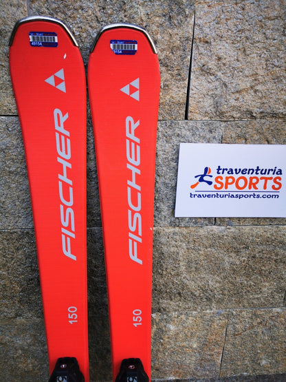 Fischer RC One X 150cm  Ski + Fischer RS 9 Bindings Adventure Winter Sport