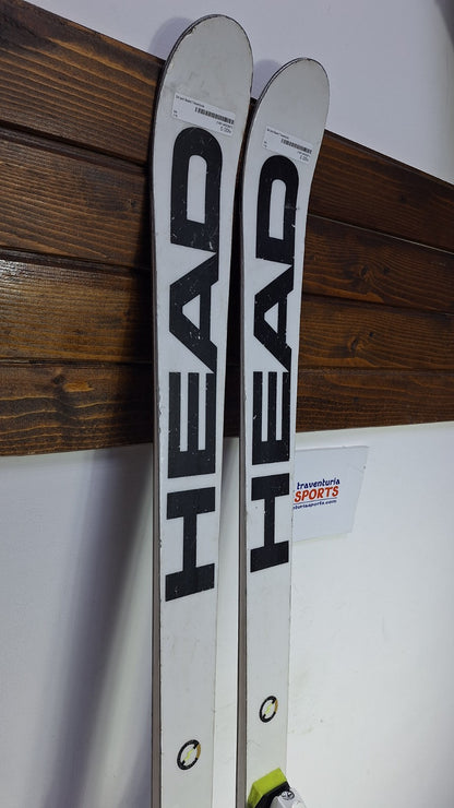 HEAD e-GS Rebel 176 cm Skis + HEAD 14 Bindings Winter Fun Snow