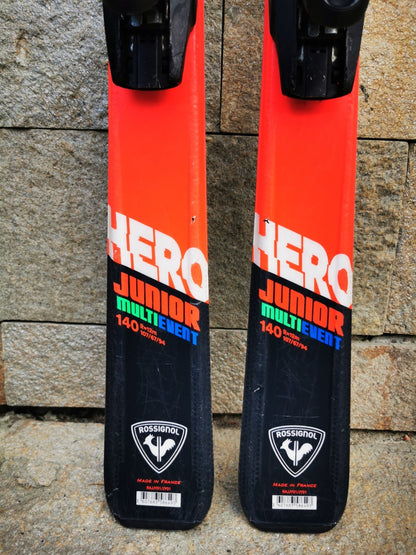 Rossignol HERO J MultiEvent  140cm  Ski + Elan ESP 7.5 Bindings  Winter Sport