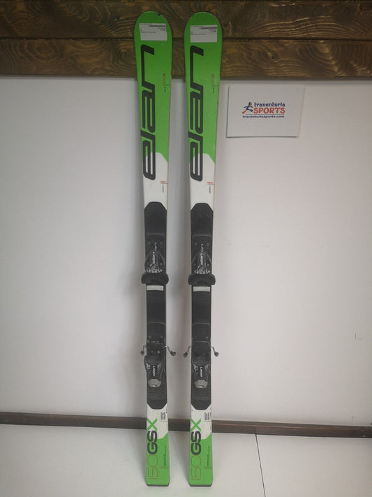 Sci Elan GSX 150 cm + attacchi Elan EL 7.5 BSL Winter Fun Snow Adventure Sport