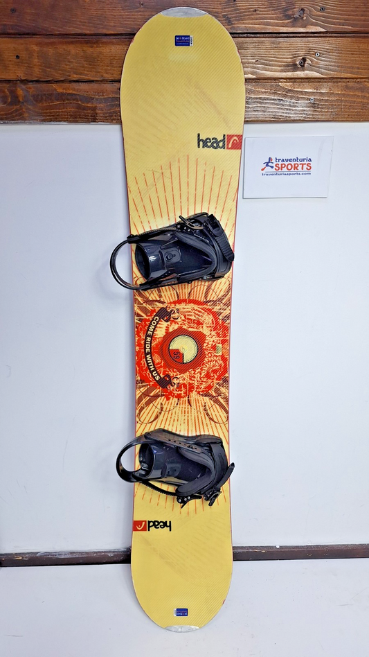 HEAD Rocka 4D 159 cm Snowboard + brandneue Talerun M Bindung Wintersport-Spaß