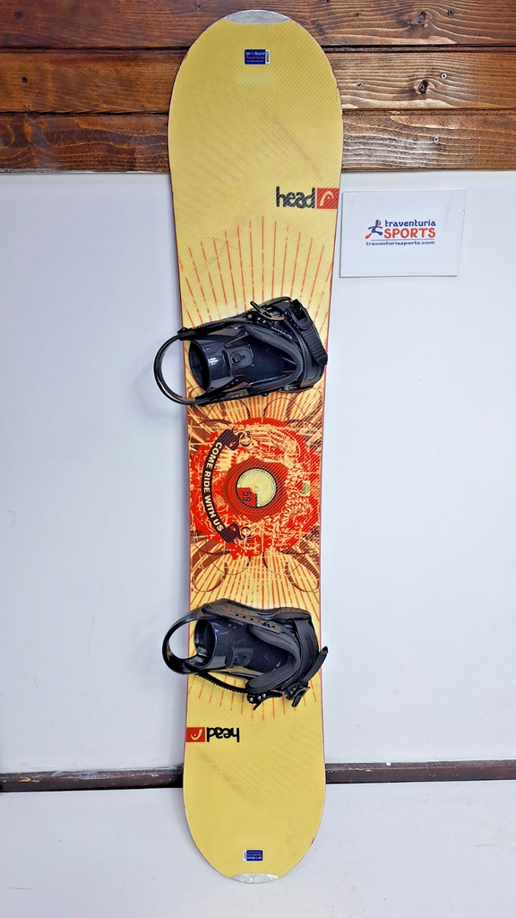 HEAD Rocka 4D 159 cm Snowboard + Brand New Talerun M Bindings Winter Sport Fun