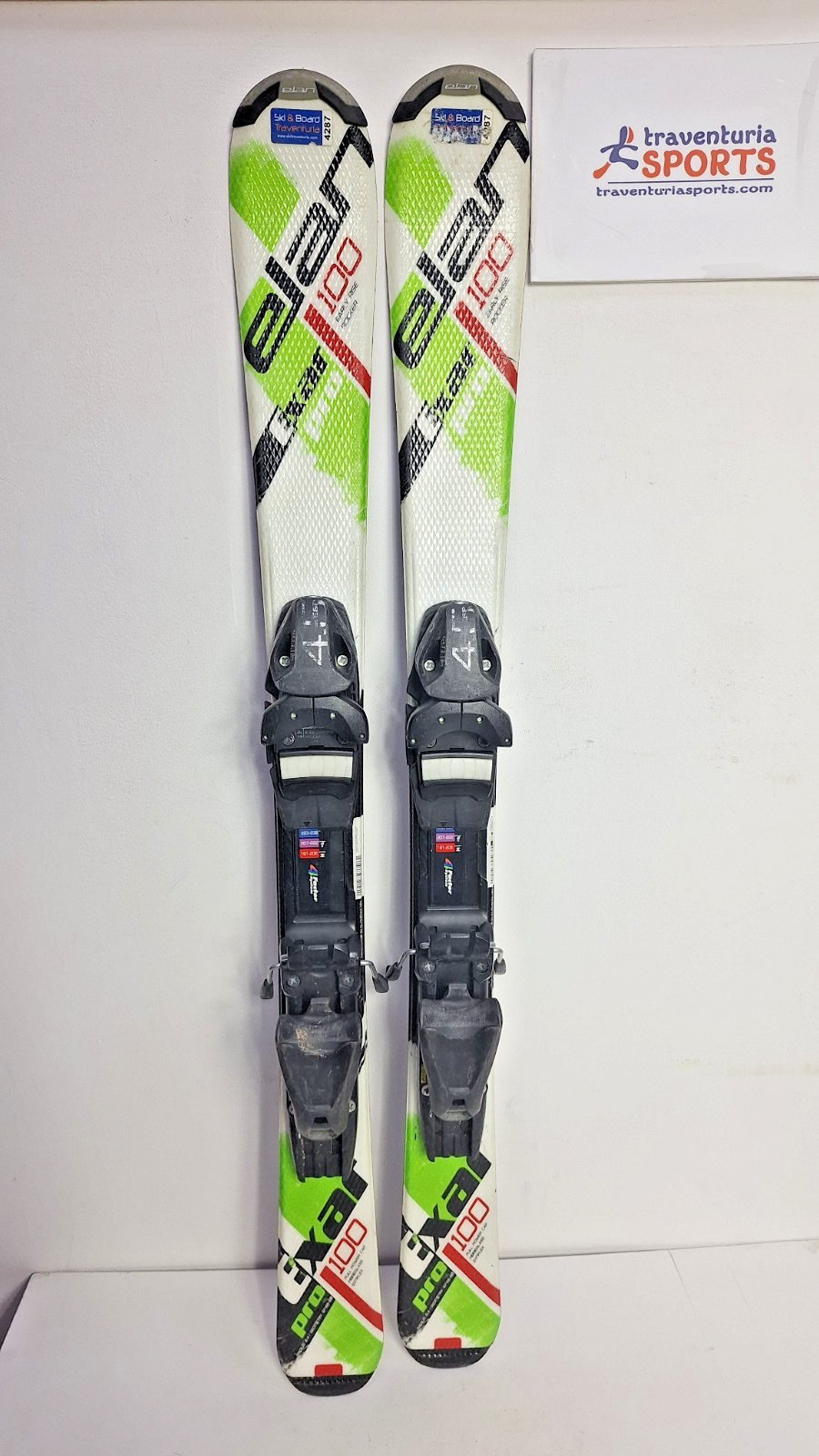 Elan Exar Pro 100 cm  Ski + Elan ESP 4.5 Bindings Adventure Winter Sport Snow