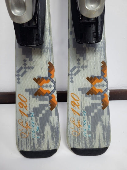 Nordica Cinnamon Gold 120 cm Ski + Elan ESP 7.5 Bindungen Sport Winter