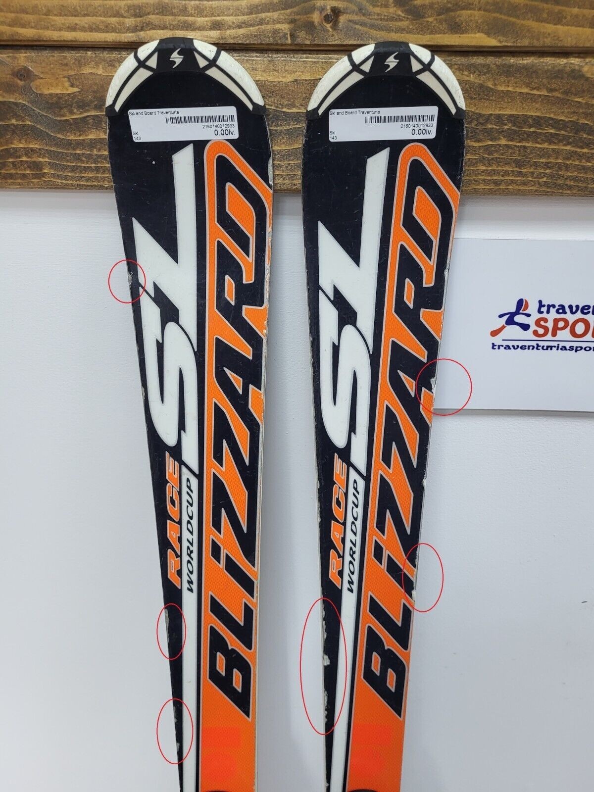 Ski Blizzard Race World Cup SL 143 cm + fixations Marker 14 Plaisirs et aventures hivernales