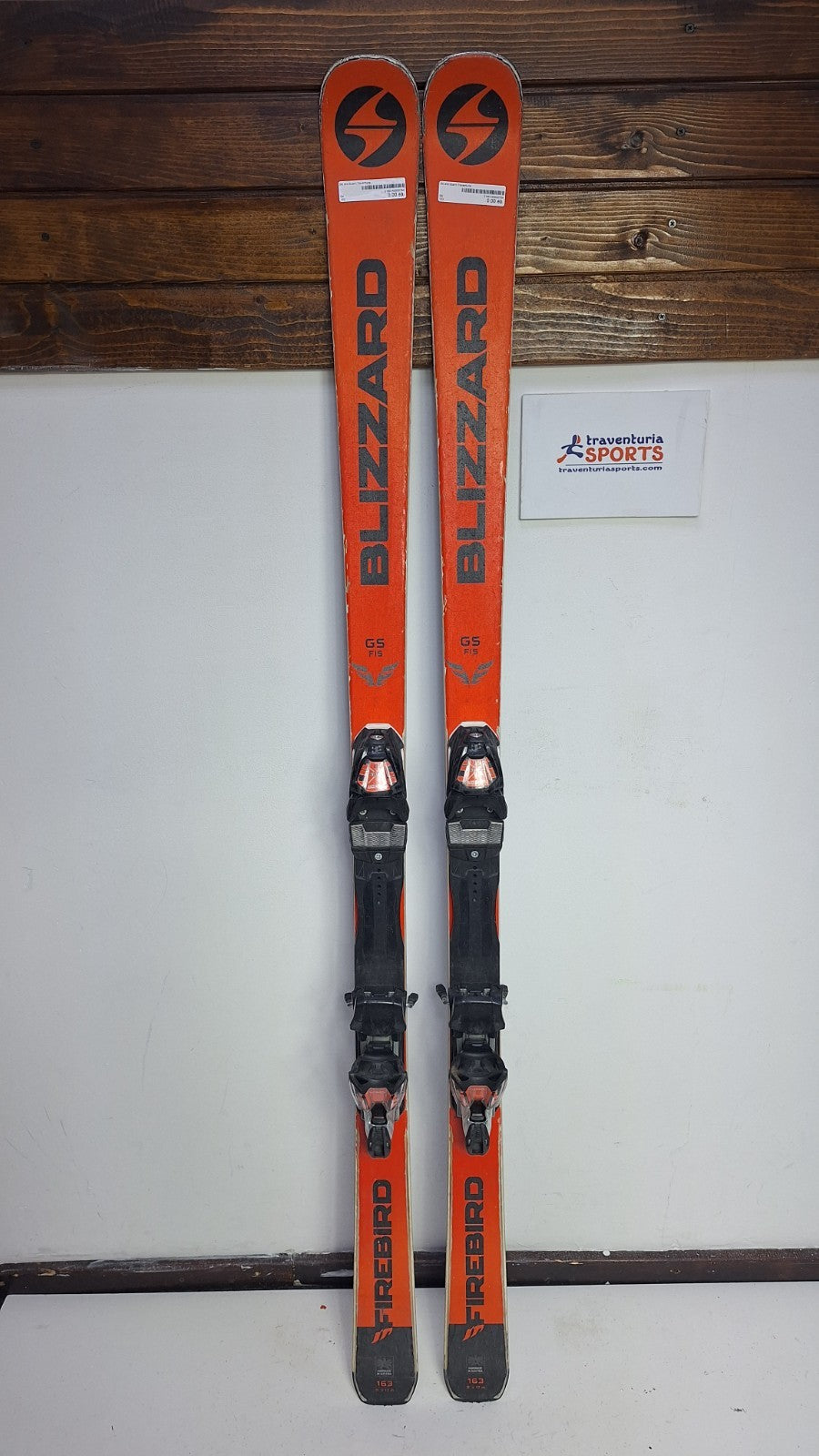 Blizzard Firebird  GS FIS 163 cm Skis + Marker 10 Bindings Winter Fun Snow