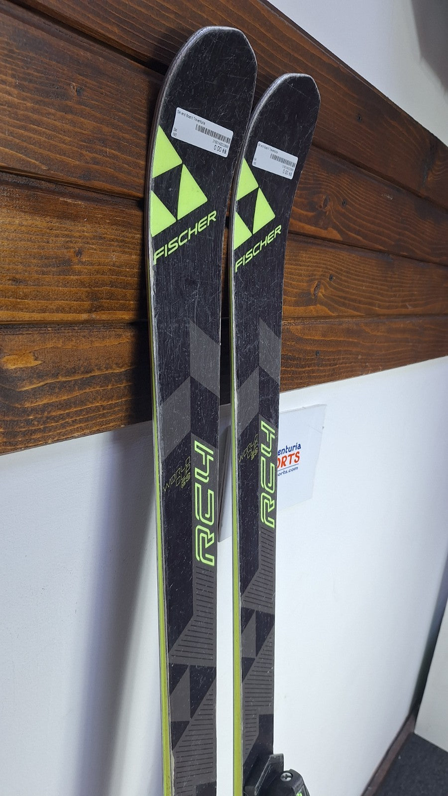 Fischer WC RC4 GS 165cm Ski + Fischer 9 Bindings Fun Snow Winter Sport Piste