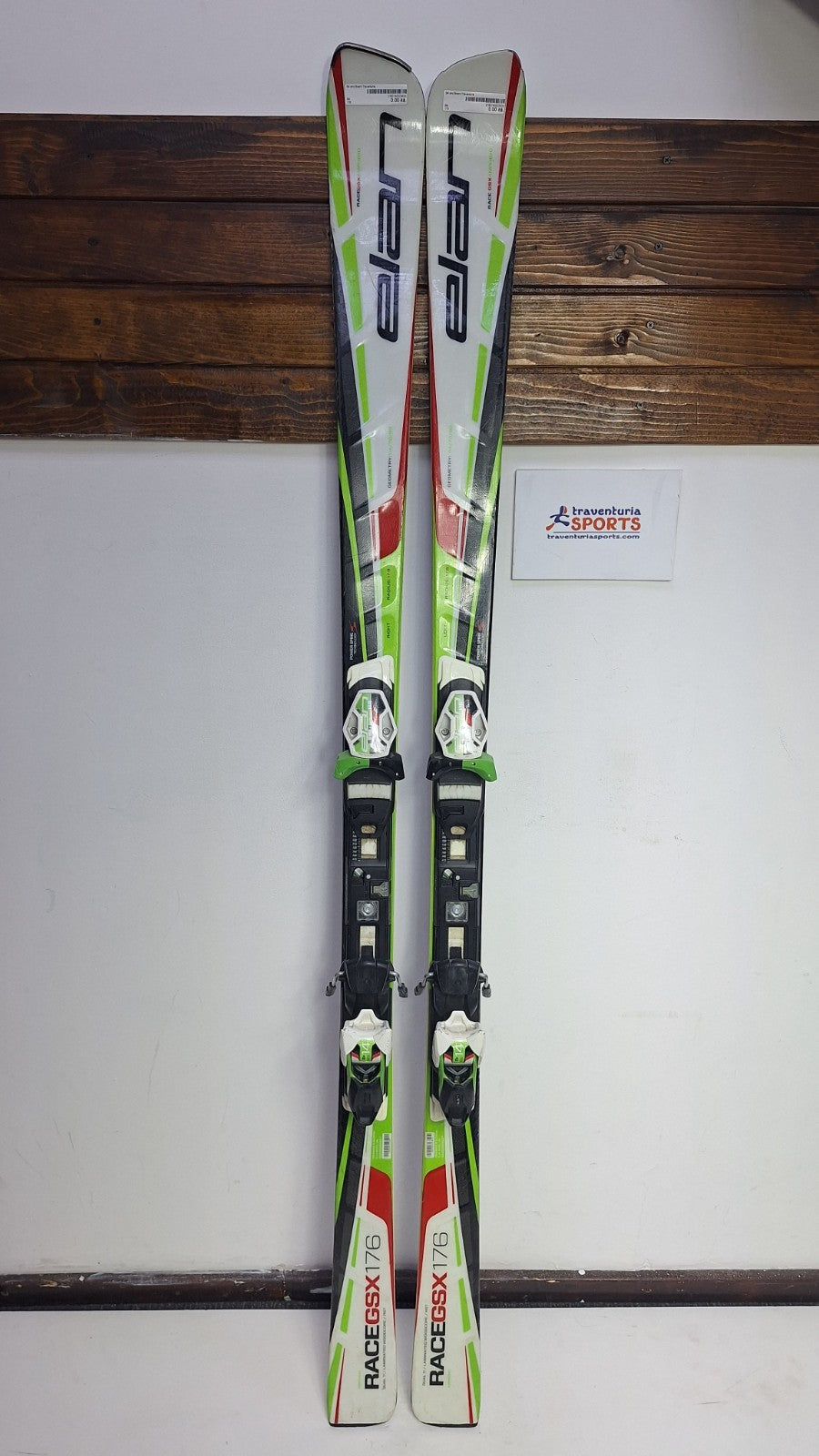 Elan Race GSX 176 cm Skis + Elan 14 Bindings Winter Fun Snow