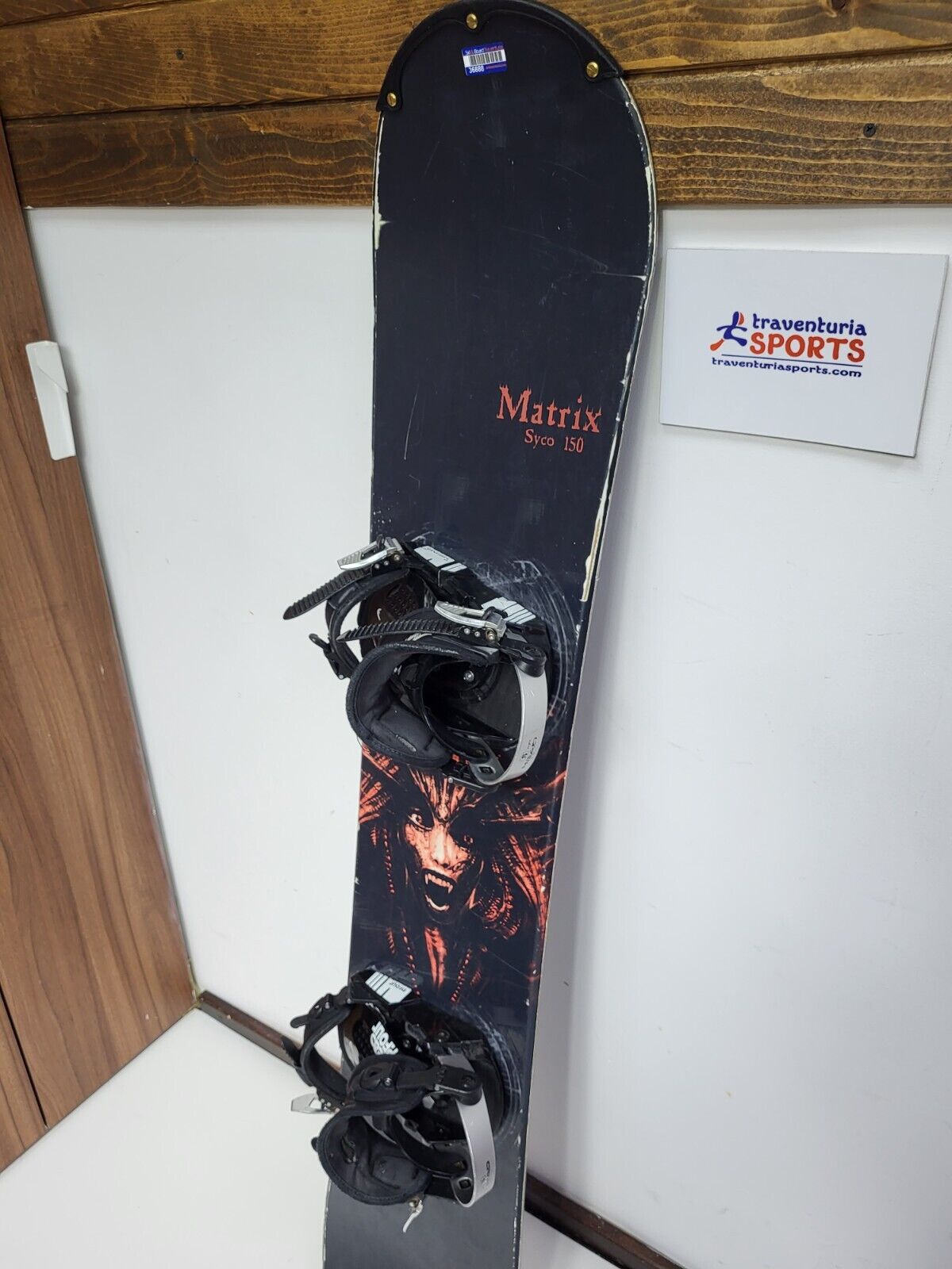 Matrix Syco 150 cm Snowboard + HEAD P4 Size S Bindings Winter Snow Adventure