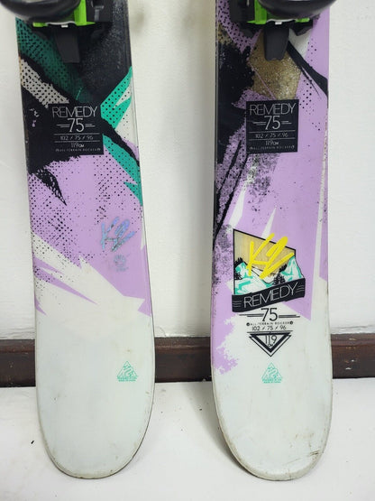 K2 Remedy 119cm Ski + Nordica 7 Bindings Winter Sport