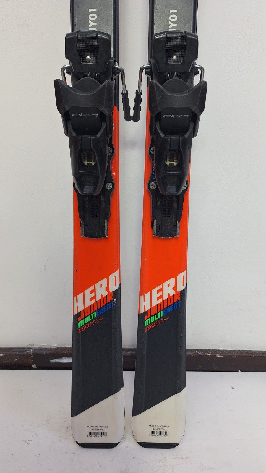Rossignol Hero J 150 cm Ski + Fixations Elan ESR 10 Hiver Plaisir Neige Sports