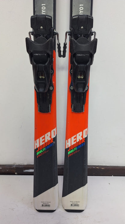 Rossignol Hero J 150 cm Ski + Fixations Elan ESR 10 Hiver Plaisir Neige Sports