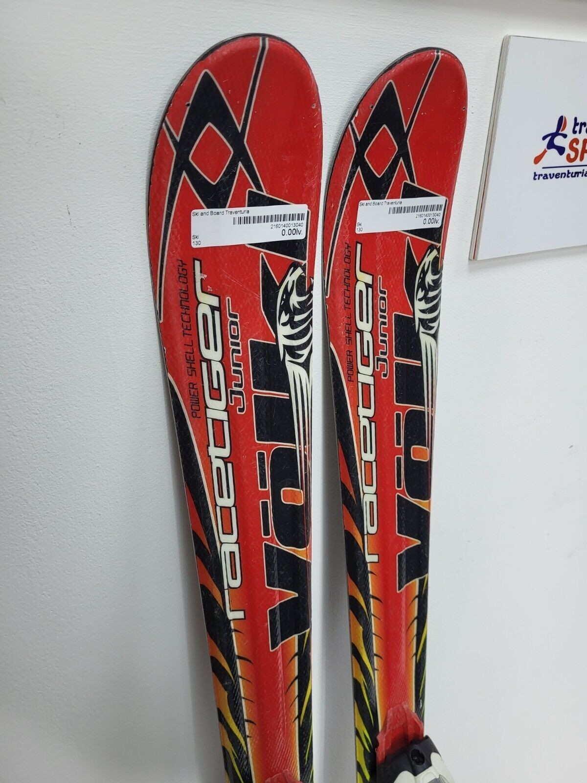 Völkl Racetiger GS R JR 130 cm Ski + Marker 7 Bindings Winter Sport Snow Fun