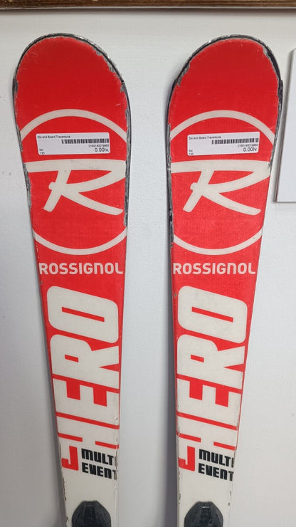Ski Rossignol Hero JR 130cm + fixations Look 4.5 Aventure hivernale Hiver