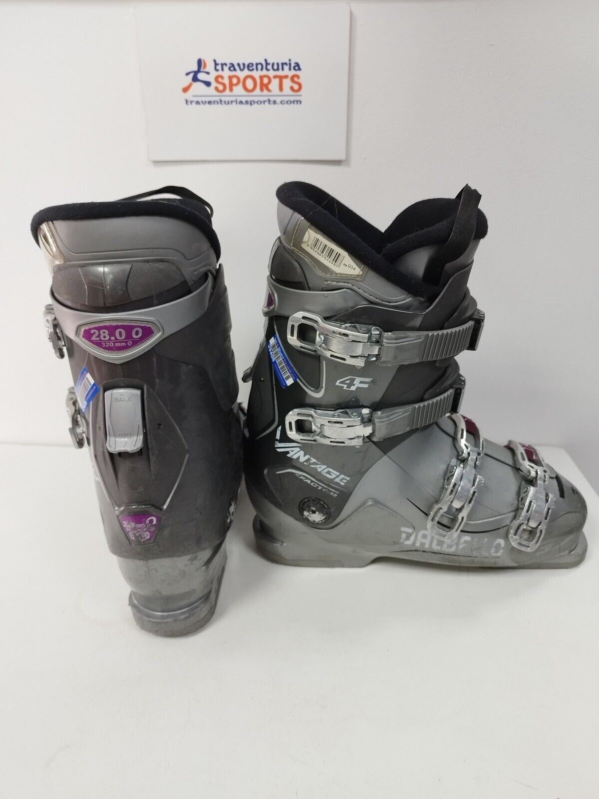 Dalbello RTL Vantage 4F Ski Boots (EU 43 1/2; UK 9 1/4; Mondo 280) Winter Sports
