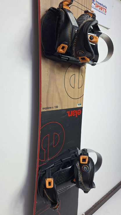 Snowboard Elan Explore C 150 cm + Attacchi HEAD Rental Taglia L Avventura Invernale