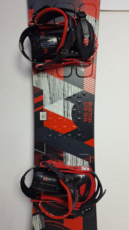 Burton LTR 153 cm Snowboard + Burton M  Bindings Winter Snow Adventure Fun